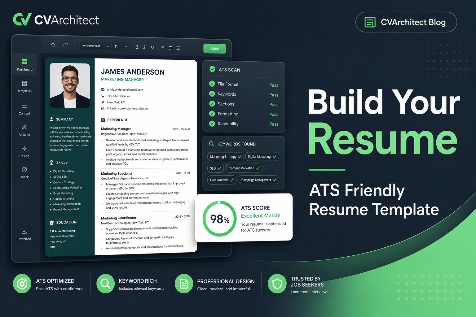 Build Your Resume With an ATS Friendly Resume Template (That Recruiters Actually Read)